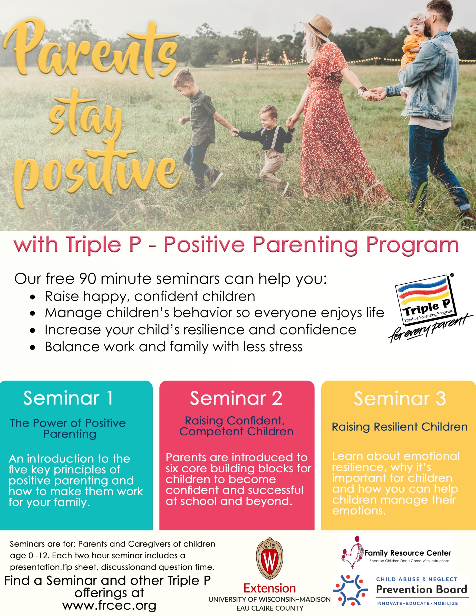Positive Parenting Program (Triple P) – Extension Eau Claire County