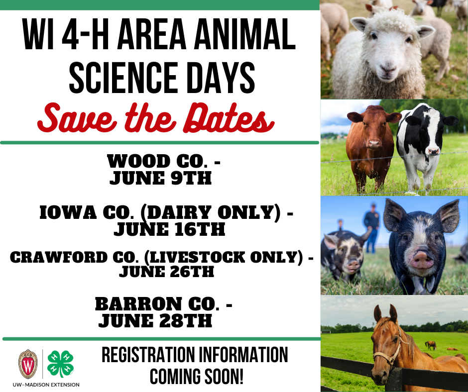 Livestock Events – Extension Eau Claire County