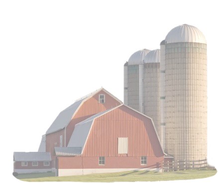 watermark of a red barn with two silos